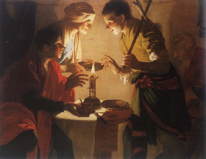 Hendrick Terbrugghen Esau sold its first birthright oil painting image